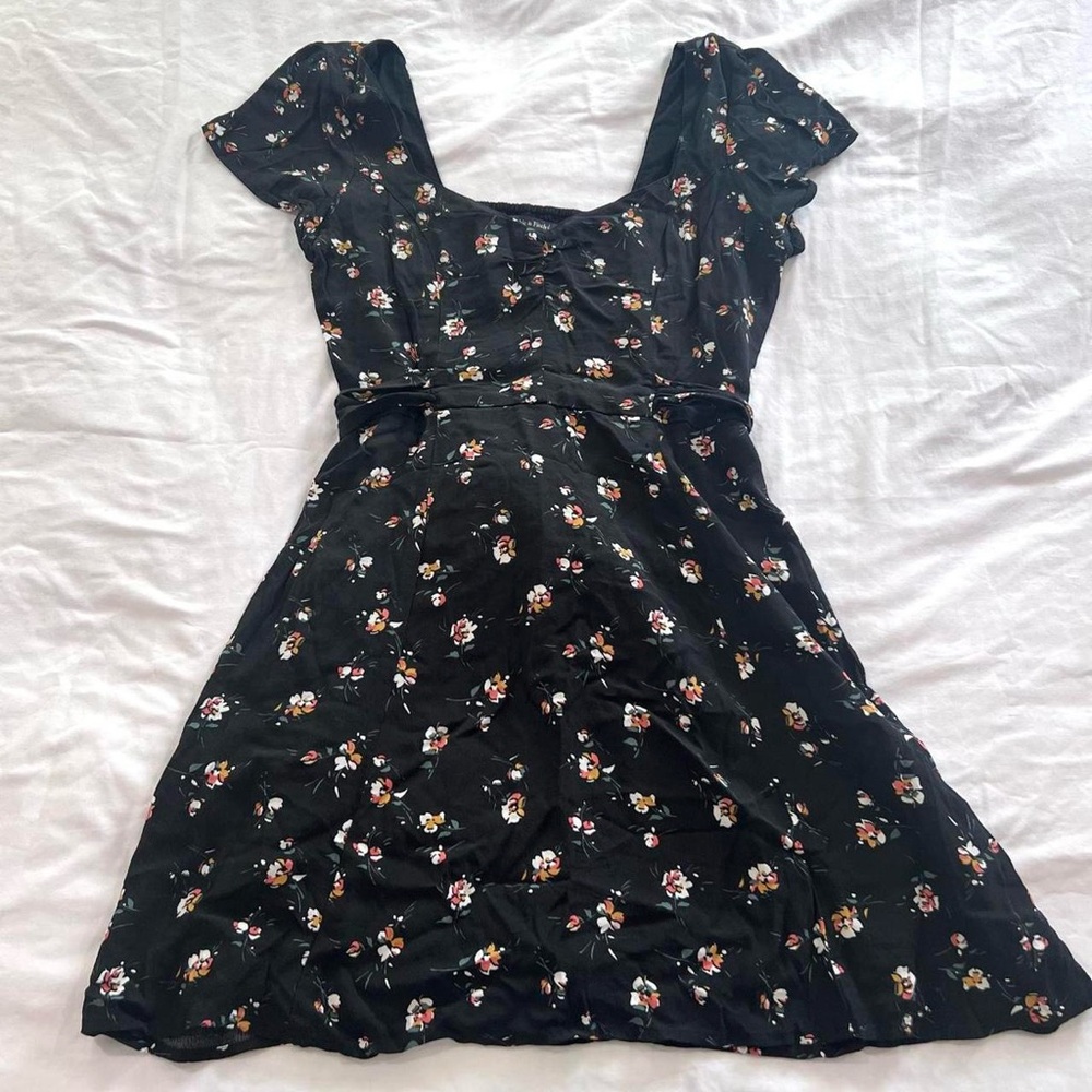 Abercrombie & Fitch Black Floral Dress
